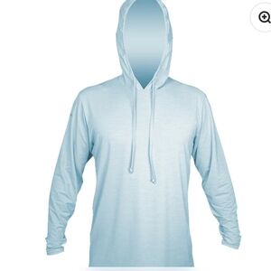Anetik Men Low Pro Te Hnology Light Blue Hoodie